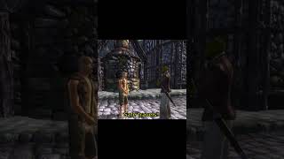 Oblivion NPCs Rude Orc Harasses Beggar oblivion npc gaming ai [upl. by Miguelita666]