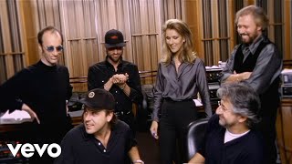 Céline Dion  Immortality feat Bee Gees Studio Session  Lets Talk About Love [upl. by Atima]