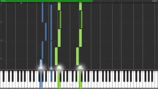 Moonlight Sonata 2nd Movement  Opus 27 No 2 Piano Tutorial Synthesia [upl. by Refynnej]