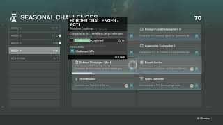 Destiny 2 quotEchoesquot Act 1  All Week 4 Challenges [upl. by Macfarlane408]