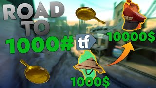 TF2 Road to 1000 Inventory on backpacktf  Episode 50 Golden Frying Pan 6000 [upl. by Adyam]