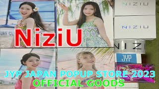 【NiziU】JYP JAPAN POPUP STORE 2023 OFFICIAL GOODS OPEN [upl. by Aenneea]