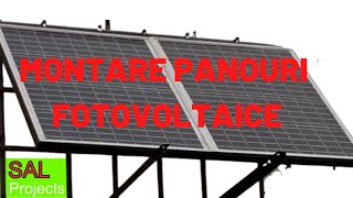 Panouri fotovoltaice  Montare  Test [upl. by Siwel]