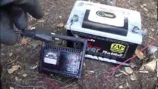 How to charge car battery using charger [upl. by Lezirg]