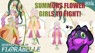 FLORABELLE SWARMS THE FIELD WITH FLOWER GIRLS AFK JOURNEY OVERGROWTH SHARPSHOOTER POUNDING BLOW [upl. by Anahsak]