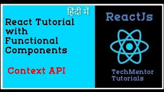 Context API in React functional component  React js Tutorial in Hindi react reactjs javascript [upl. by Vladimar]