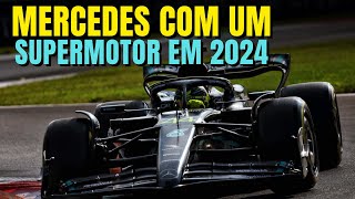 F1 2023  MERCEDES W15 COM UM SUPERMOTOR E NOVO CONCEITO  FORMULA 1 [upl. by Aitram]