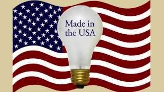 Incandescent Light Bulb Made in the USA 10000 hours [upl. by Sawyor]