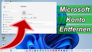 Microsoft Konto von Windows 11 entfernen ❌ [upl. by Amleht]