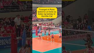 Ang smart na player talaga ni Pons ang taas ng score efficiency creamline bernadethpons pvl fyp [upl. by Gurango]