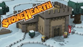 Stonehearth ACE Mod  Medieval Fortress Building Colony Sim [upl. by Trent]