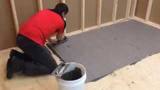 Stelpro  Comment installer le tapis de câble pour plancher chauffant [upl. by Etnod65]