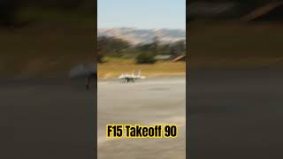 F15 Takeoff 90mm rcjets rc rcairplanes jets aviation diwes youtubeshorts fun [upl. by Alleira]