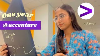 Vlog 1A day from Office Accenture Completed 1 year as an ASEminivlog accenture [upl. by Polash]