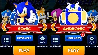 Sonic Dash SONIC VS ANDRONIC Android iPad iOS Gameplay HD [upl. by Ettelorahc632]