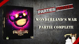 WONDERLANDS WAR  Règles  Partie complète à 2 JOUEURS  Jeu de société 2jr [upl. by Dlonyer]