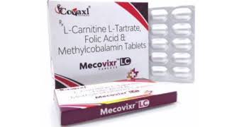 Mecovixr LC Tablets LCarnitine LTartrate Folic Acid amp Methylcobalamin Tablets [upl. by Hart]