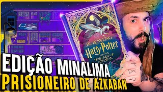 O LIVRO MAIS LINDO DE HARRY POTTER JÁ FEITO  Prisioneiro de Azkaban Minalima [upl. by Fradin]