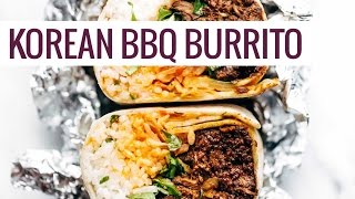 KoreanStyle BBQ Beef Burrito [upl. by Iny]