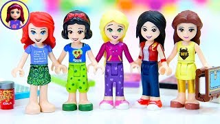 Casual Princess Clothes for Lego Disney Princess Minidolls  Pyjama Party Dress Up Style [upl. by Noivad]