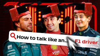 How To Talk Like An F1 Driver [upl. by Yecad790]