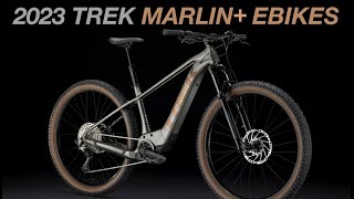 The Trek Marlin Is Now ELECTRIC 2023 Trek Marlin Lineup [upl. by Elleiad]