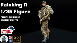 Figure Painting Tutorial 135 scale  French Commando Dynamo Models [upl. by Peppi]