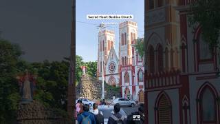 😍Beautiful Sacred Heart Basilica Church Pondicherry ⛪️ pondicherry [upl. by Egroeg]