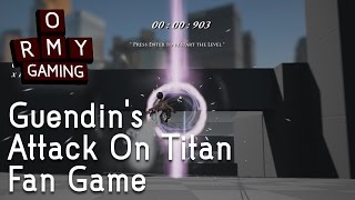 Guendins Attack on Titan Fan Game Tutorial and simple races S rank [upl. by Adianez]