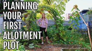 AD HOW TO PLAN YOUR FIRST ALLOTMENT PLOT  ALLOTMENT GARDENING FOR BEGINNERS [upl. by Yssej984]