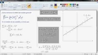 Minimos Cuadrados Ordinarios 2 y K variables 1 de 2 [upl. by Valaree]