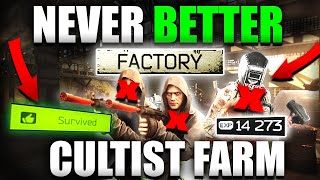 PVE CULTIST FACTORY IS INSANE NOW Escape From Tarkov PVE Event [upl. by Eelatsyrc761]