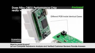 Nitro OBD2 Performance Chip Module Review  Teardown  Analysis [upl. by Eceirahs]