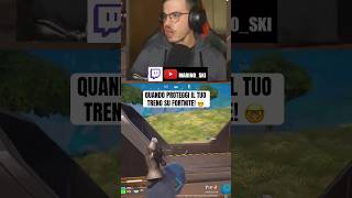 Quando proteggi il tuo TRENO su FORTNITE 🤓 [upl. by Lucky596]