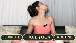 Face Yoga For Glowing Skin And Dark Circles  Face Exercise For Pimple Free Skin  Acne Prone Skin [upl. by Anilad595]