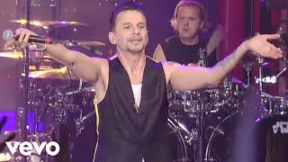 Depeche Mode  Enjoy The Silence Live on Letterman [upl. by Ellekram]