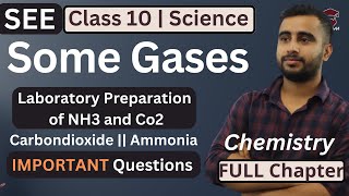 Some Gases Chapter of Class 10  Science Chemistry  Preparation of Co2 and NH3  Properties SEE [upl. by Atteiram]