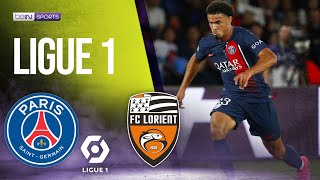 PSG vs Lorient  LIGUE 1 HIGHLIGHTS  08112023  beIN SPORTS USA [upl. by Atsirt]