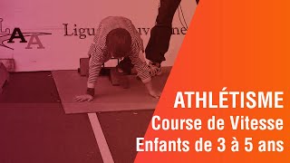 Enfants de 3 à 5 ans Athlétisme Course de vitesse [upl. by Belda]