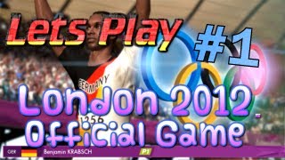 London 2012 The Official Video Game deutsch Eröffnungsfeier Weitsprung und 200m Herren [upl. by Allemac]