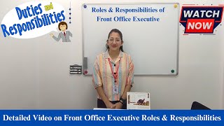 Front Office Executive Roles and Responsibilities [upl. by Leora]