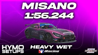 iRacing WET Hotlap  Mercedes AMG GT4  Misano  FTSC  2024 S3 Week 3 [upl. by Femi]