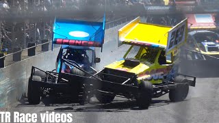 BriSCA F1 Stock Cars First Time Ever at Aldershot  2624 [upl. by Wernick873]