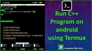 Best way to run C in termux on Android [upl. by Eade]