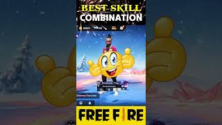 Best Character Skill Combination For BR Rank Season 37😱freefire shorts [upl. by Sapphera]