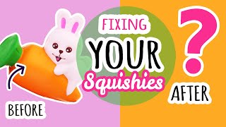 Squishy Makeovers Fixing Your Squishies 36 Part 1 [upl. by Akirdnuhs]