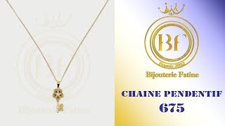 Chaine Pendentif 675 en Or 18 Carats [upl. by Charil907]