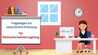 تعبئة استمارة Fragebogen zur steuerlichen Erfassung للشركات الصغيرة الخاضعة للقانون 19 [upl. by Kathe809]