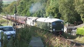 D5054 33109 leaving Irwell Vale 13th September 2024 [upl. by Bohs]