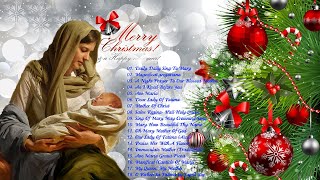 Classic Marian Hymns Sung in Gregorian Ambrosian And Gallican Chants  Ave Maria Merry Christmas [upl. by Siradal]